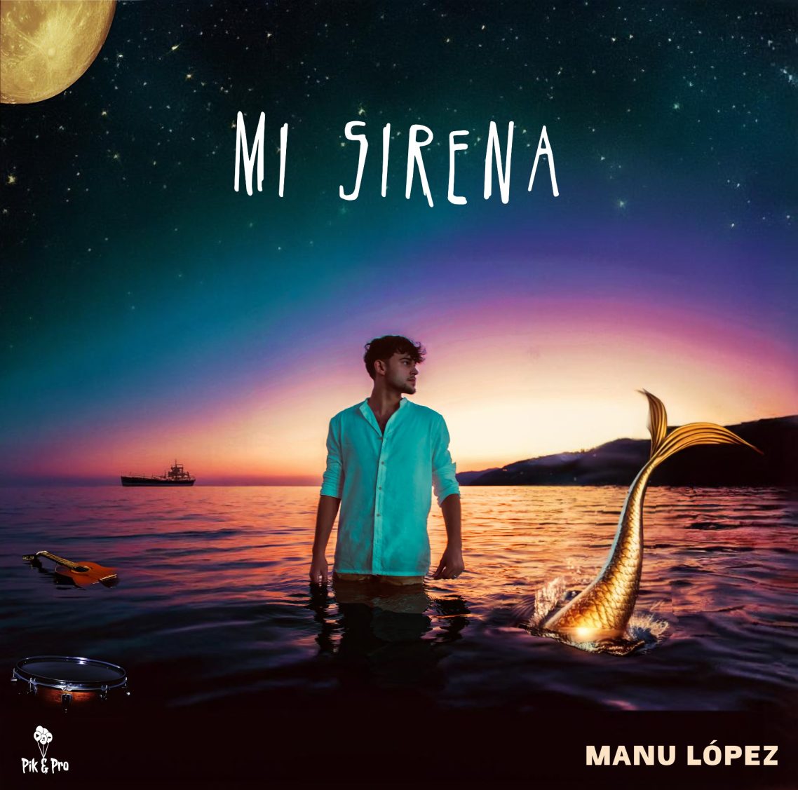 MI SIRENA Portada del single 'MI SIRENA', del artista MANU LÓPEZ